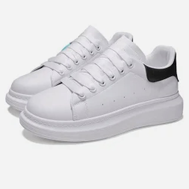 White platform sneakers